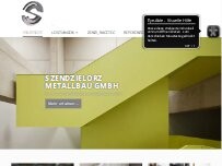 Website Screenshot Szendzielorz Metallbau GmbH