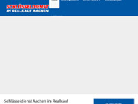 Schlüsseldienst Aachen im Realkauf website screenshot