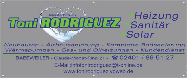 Bilder Toni Rodriguez Heizung Sanitär Solar Meisterbetrieb