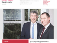 Kuthe & Becker Partnerschaftsgesellschaft mbB Steuerberater website screenshot