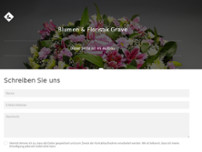 Blumen & Floristik website screenshot