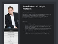 Rechtsanwalt Holger Krötzsch website screenshot