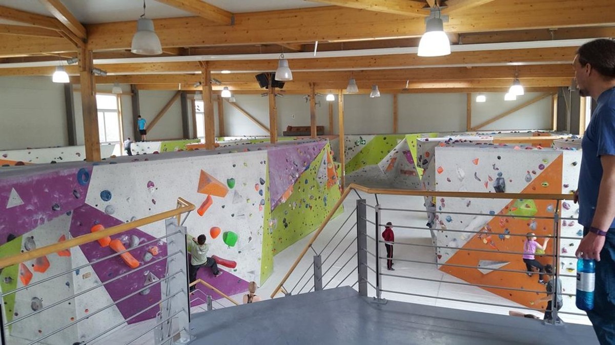 Bilder Kletterhalle Bergwerk