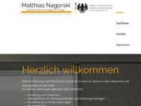 Matthias Nagorski website screenshot