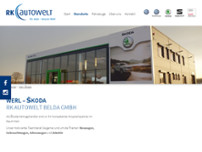 RK Autowelt Belda GmbH -Autohändler WERL- ŠKODA website screenshot