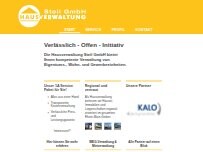 Website Screenshot Hausverwaltung Steil GmbH