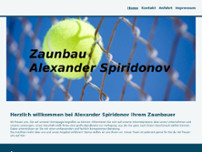 Zaunbau Alexander Spiridonov website screenshot