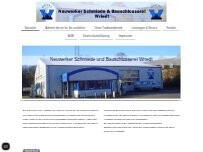 Website Screenshot Neuwerker Schmiede & Bauschlosserei Wriedt