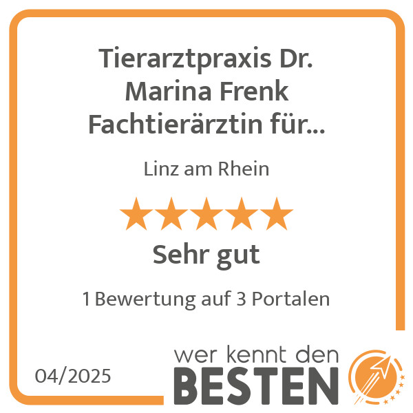 Bilder Tierarztpraxis Dr. Marina Frenk Fachtierärztin für Tierchirurgie