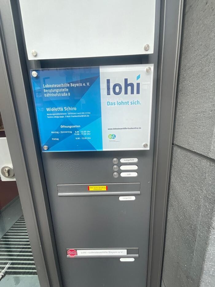 Bilder Lohi - Frankenthal | Lohnsteuerhilfe Bayern e. V.