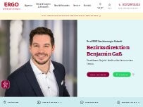 Website Screenshot ERGO Versicherung Benjamin Gaß