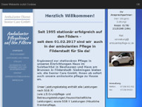 Senior Care GmbH Ambulanter Pflegedienst website screenshot