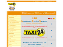 LSG Limousinen-Service-Germany website screenshot