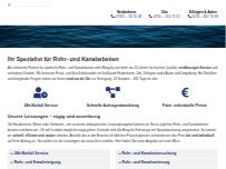 Website Screenshot Bregulla Rohr- und Kanaltechnik