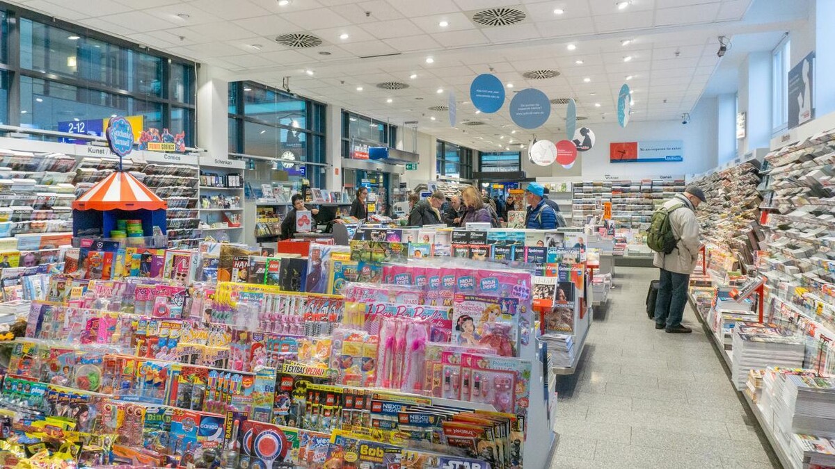 Bilder Schmitt & Hahn Buch und Presse im Hauptbahnhof Mannheim Presse