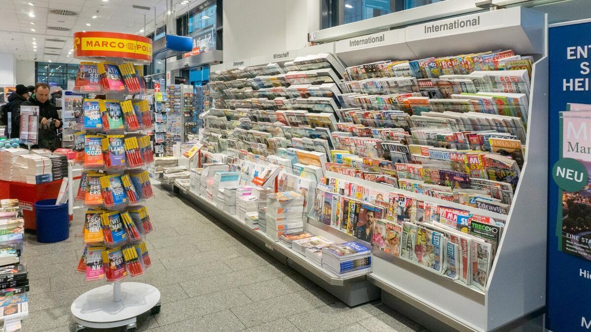 Bilder Schmitt & Hahn Buch und Presse im Hauptbahnhof Mannheim Presse