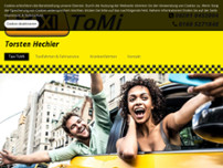 Taxi ToMi website screenshot