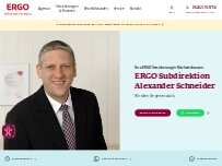 Website Screenshot ERGO Versicherung Alexander Schneider