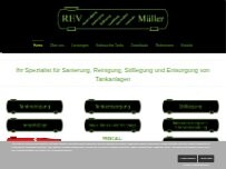 Website Screenshot REV GmbH & Co. KG Fachbetrieb nach WHG & TRGS 519/521