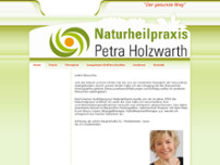 Naturheilpraxis Petra Holzwarth website screenshot