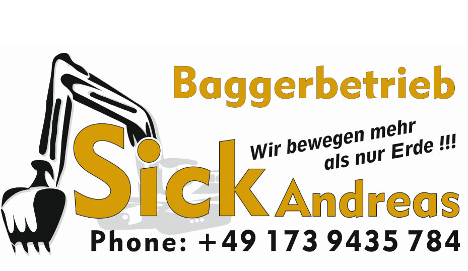 Andreas Sick Baggerbetrieb Logo