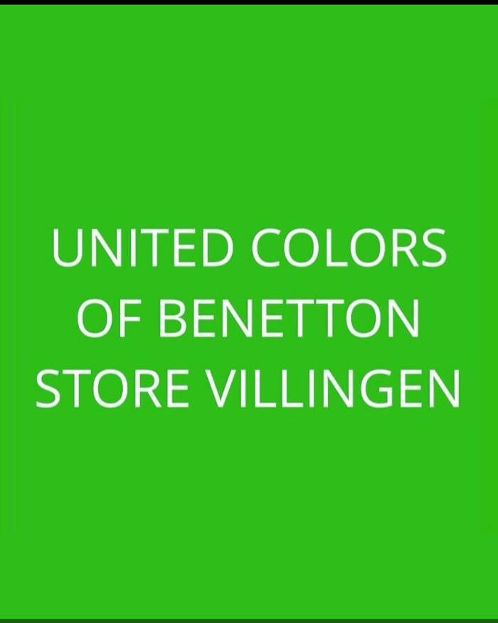 Bilder Benetton-Villingen