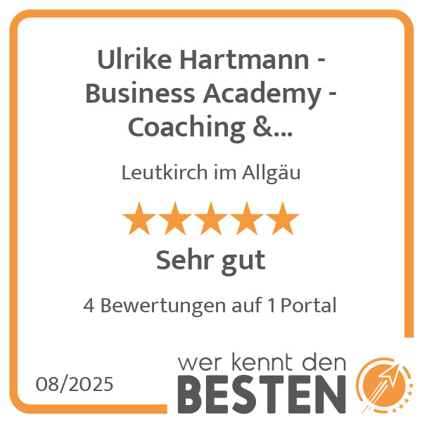 Bilder Ulrike Hartmann - Business Academy - Coaching & Consulting