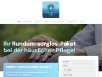 Website Screenshot Vermittlungsagentur Boss
