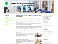 Praxis für Physiotherapie Irina Ludolph website screenshot