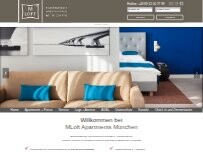 Website Screenshot MLoft Apartments München