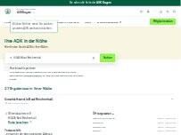 Website Screenshot AOK Bayern Geschäftsstelle Bad Reichenhall