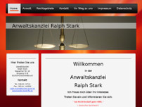 Anwaltskanzlei Ralph Stark website screenshot