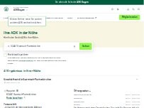 Website Screenshot AOK Bayern Geschäftsstelle Garmisch-Partenkirchen