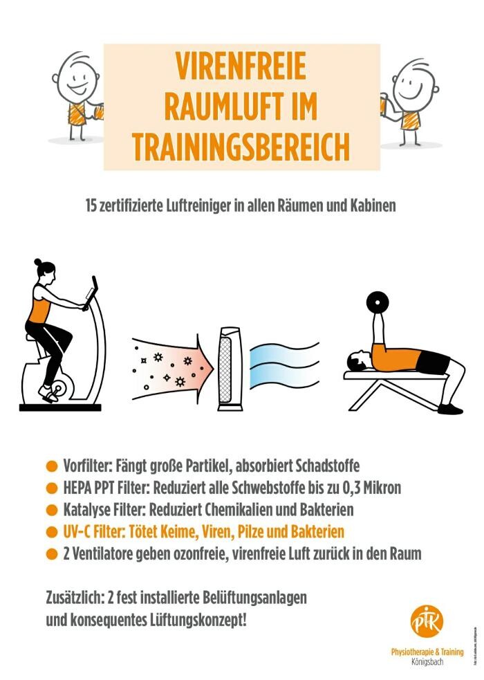 Bilder PHYSIOTHERAPIE und TRAINING KÖNIGSBACH Jens & Maike Müller