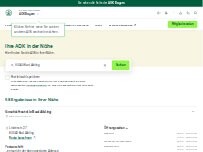 Website Screenshot AOK Bayern Geschäftsstelle Bad Aibling