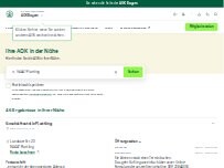 Website Screenshot AOK Bayern Geschäftsstelle Plattling