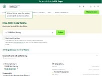 Website Screenshot AOK Bayern Geschäftsstelle Kötzting
