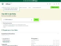 Website Screenshot AOK Bayern Geschäftsstelle Forchheim
