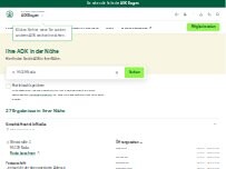 Website Screenshot AOK Bayern Geschäftsstelle Naila