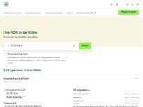 Website Screenshot AOK Bayern Geschäftsstelle Fürth