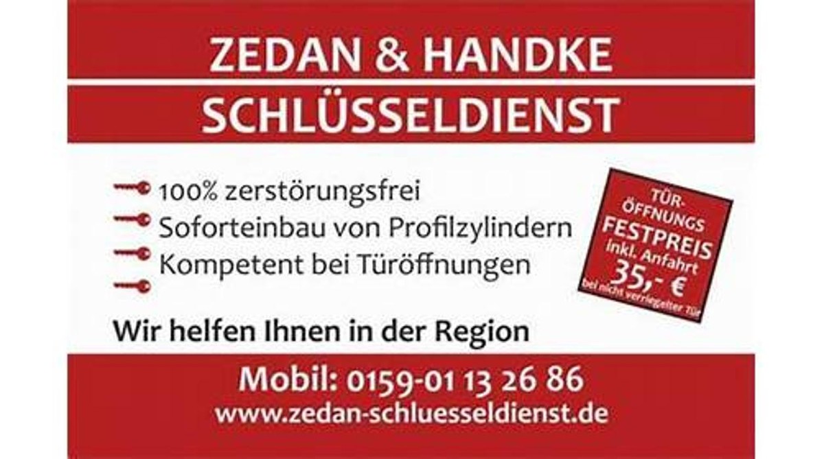 Bilder Zedan-Handke - Schlüsseldienst Nürnberg/Fürth