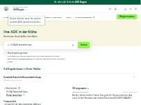 Website Screenshot AOK Bayern Geschäftsstelle Neuendettelsau