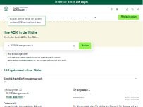 Website Screenshot AOK Bayern Geschäftsstelle Herzogenaurach
