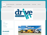 Fahrschule drive in website screenshot