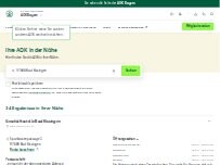 Website Screenshot AOK Bayern Geschäftsstelle Bad Kissingen