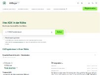 Website Screenshot AOK Bayern Geschäftsstelle Lohr