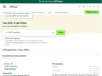 Website Screenshot AOK Bayern Geschäftsstelle Gerolzhofen