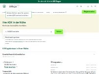 Website Screenshot AOK Bayern Geschäftsstelle Gersthofen