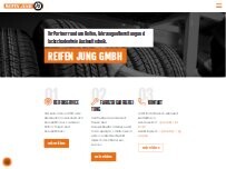Website Screenshot Reifen Jung GmbH