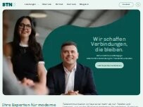 Website Screenshot BTN Solutions GmbH